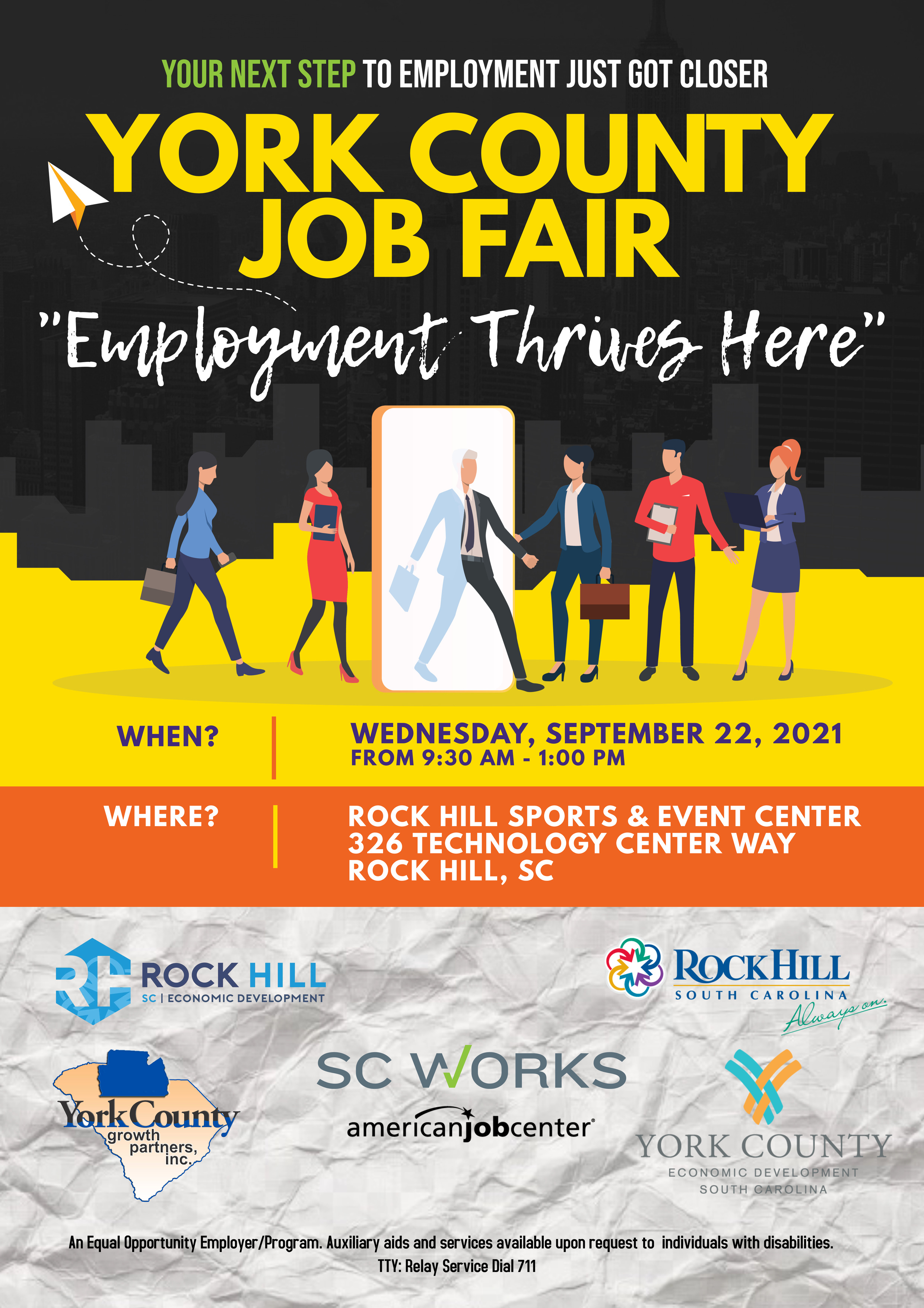 jobs, employment opportunities, job training, SC Works Catawba